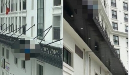 Nguyên nhân ban đầu vụ người đàn ông Hàn Quốc tử vong trên lan can chung cư ở Hà Nội