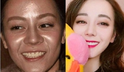 Nổi tiếng xinh đẹp nhưng Địch Lệ Nhiệt Ba gây sốc khi bị lộ làn da thật