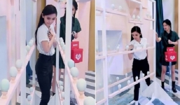 Angelababy gây sốc khi đứng lên trứng không vỡ: Thân hình gây bất ngờ