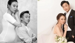 Không chịu kém Hồ Ngọc Hà, Đàm Thu Trang khoe bụng bầu hậu 1 năm kết hôn với Cường Đô la