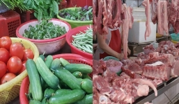 Tin tức giá thực phẩm mới nhất ngày 29/7: Rau củ tăng cao, thịt heo lại giảm nhẹ