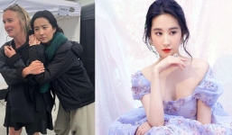 Lưu Diệc Phi lại lộ da nhăn nheo, 'già như bà thím' khi xuất hiện trong hậu trường