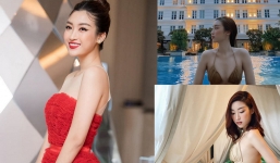 Nổi tiếng ngoan hiền, Hoa hậu Đỗ Mỹ Linh bất ngờ táo bạo diện bikini nóng bỏng khiến fan đỏ mặt