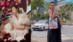 Không giấu diếm, Hồ Ngọc Hà đã lộ bụng bầu to vượt mặt nhưng lại hành đồng kỳ lạ sau đó