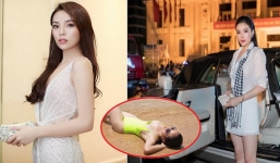 Kỳ Duyên 'phơi mình' với tư thế táo bạo giữa thanh thiên bạch nhật, lộ gần hết vùng nhạy cảm