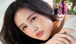 Hoa hậu Mai Phương Thúy bị người đi đường chụp lén, lộ mặt mộc không trang điểm