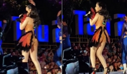 Chi Pu bị gặp sự cố hớ hênh vì chiếc váy phản chủ qua video quay lén của 'team qua đường'