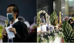 NSƯT Hoài Linh rơi nước mắt trước giây phút tiễn biệt Chí Tài sau nhiều ngày kìm nén