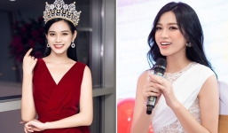 Hoa hậu Đỗ Thị Hà tiếp tục lộ vòng 2 kém thon gọn, nhan sắc khác lạ sau gần 1 tháng đăng quang