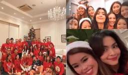 Tăng Thanh Hà lộ nhan sắc xinh đẹp lấn át cả em chồng trong ảnh chụp đại gia đình