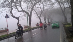 Đêm nay, Bắc Bộ đón không khí lạnh cường độ mạnh, Hà Nội mưa rét 15 độ C