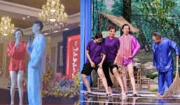 Hoài Linh bất ngờ diện mốt giấu quần khoe đôi chân nuột, Hứa Minh Đạt cũng giật mình