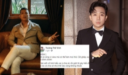 Trương Thế Vinh tức giận khi bị xuyên tạc lời nói gây ảnh hưởng xấu đến mối quan hệ với Trấn Thành