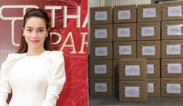 Bận rộn chuyển nhà, Hồ Ngọc Hà vẫn không quên ủng hộ 1.000 bộ đồ bảo hộ đến vùng dịch