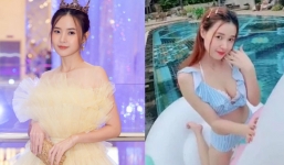 Chán làm gái ngoan, Midu đăng đoạn clip khoe thân hình gợi cảm bên hồ bơi