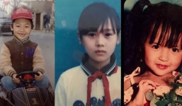 Lộ nhan sắc hồi nhỏ của diễn viên Hương vị tình thân: Mạnh Trường sún răng, Thu Quỳnh gây ngỡ ngàng