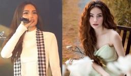 Phản ứng bất ngờ của Hồ Ngọc Hà khi đang hát thì phát hiện đám cháy