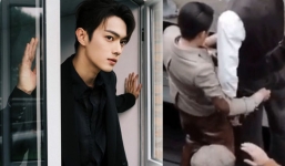 Hứa Khải tái mặt khi bị bạn diễn nữ kéo quần, lộ chỗ nhạy cảm giữa chốn đông người