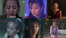 'Bóc trần' sao nữ Cbiz khi mắc mưa: Dương Mịch lộ trán hói, Nhiệt Ba thô cứng, Lưu Diệc Phi thì.... khỏi nói