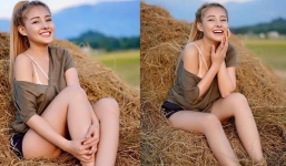 Hậu ồn ào lộ clip nhạy cảm, Ngân 98 bất ngờ hóa 'gái quê' nhưng vẫn lộ điểm nóng bỏng