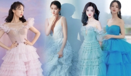 14 mỹ nhân Cbiz đọ sắc trong váy xếp tầng: Cảnh Điềm mong manh, Nhiệt Ba kiêu sa, Lý Thấm như tiên tử đến trùm cuối lại thành thảm họa
