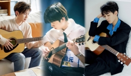 9 mỹ nam Cbiz lãng mạn bên đàn guitar: Vương Tuấn Khải u mê, Nhất Bác đẹp xỉu đến trùm cuối hoàng tử trong mơ