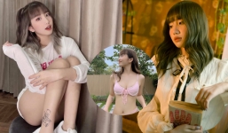 Hotgirl tiktok Lê Thị Khánh Huyền lộ bức ảnh nóng bỏng ở tuổi 17 không kém Ngọc Trinh