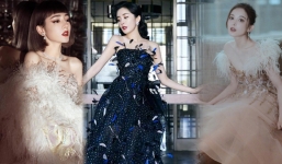 11 mỹ nhân Cbiz đọ sắc với váy dạ hội lông vũ: Dương Mịch ma mị, Thi Thi kiêu sa đến trùm cuối cười ngất