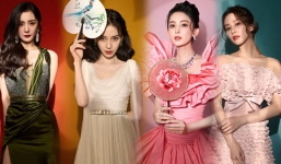 Mỹ nhân Cbiz đọ sắc trong poster ELLE: Cổ Lực Na Trát 'thua xa' Địch Lệ Nhiệt Ba