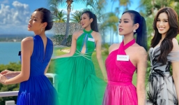 Đỗ Thị Hà khoe vẻ đẹp thanh xuân rực rỡ dưới cái nắng của Puerto Rico
