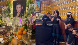 Xúc động với một món trên bàn thờ cúng 100 ngày Phi Nhung ở Mỹ