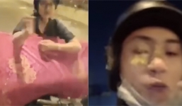 Clip: Nam tài xế xe ôm bị nữ hành khách hành hung thậm tệ khiến dân mạng phẫn nộ