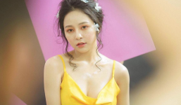 Cận cảnh vẻ đẹp trong sáng của Trâm Anh giữa 'tâm bão'