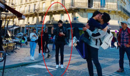 Trấn Thành - Hari Won 'khóa môi' ngọt ngào giữa 'trời Tây', dân mạng chỉ chú ý điều này