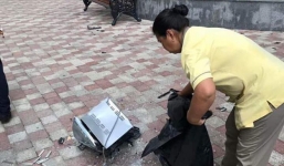 Nghi ảo giác người đàn ông ném tivi, lò vi sóng từ tầng 38 xuống đất