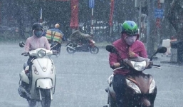 Dự báo thời tiết hôm nay 28/5: Hà Nội mưa dông