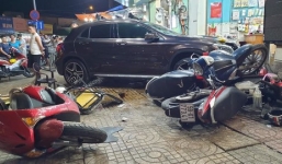 Sài Gòn: Nữ tài xế Mercedes đâm loạt xe máy, nhiều người nhập viện cấp cứu
