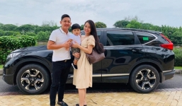 Hải Băng được ông xã tặng nhẫn kim cương và đồ hiệu hậu sinh con lần 3