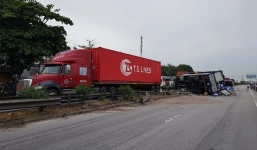 Hải Dương: Tai nạn giao thông kép, 6 người tử vong