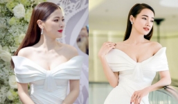 Nhã Phương 'lấn lướt' mỹ nhân hot nhất màn ảnh Thái khi diện váy đụng hàng