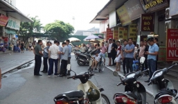 Hiện trường vụ nổ ở chung cư Linh Đàm khiến 4 người bị thương