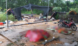 Sập tường sau mưa lớn ở Thái Nguyên, 3 người tử vong