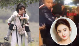 Triệu Lệ Dĩnh bị đám đông lôi kéo khi vừa 'tái xuất'