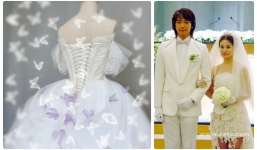 Lộ ảnh váy cưới trong Full House bản Trung, ăn đứt váy Song Hye Kyo