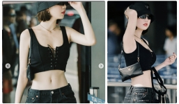 Ngọc Trinh bất ngờ gây thương nhớ với gu thời trang tinh tế