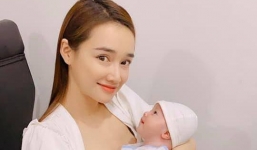 Nhã Phương chứng minh là mẹ bỉm sữa đảm đang nhờ khéo léo bế em bé