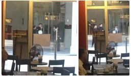 Bắt gặp Quang Đại và Thiên Minh cùng đi ra từ khách sạn