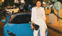 Phạm Hương khoe siêu xe bạc tỷ mới tậu ở trời Tây