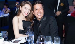 Trường Giang bị dân tình soi làn da một trời một vực khi chụp cạnh bà xã