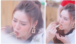 Ninh Dương Lan Ngọc đánh mất hình ảnh 'ngọc nữ' vì thói ăn uống 'vô duyên'